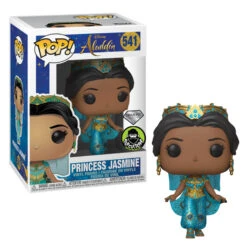 Aladdin Princess Jasmine Diamond Glitter Funko Shop Exclusive Pop! Vinyl Figure #541