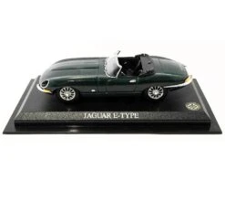 Jaguar E-Type 1961 Convertible 1:43 Scale Diecast Model Green Car