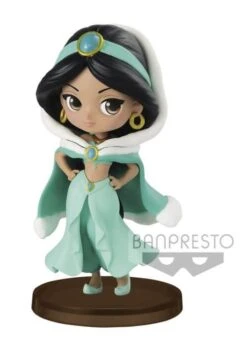 Disney Aladdin Princess Jasmine Winter Costume Q Posket Petit Figure [Ver C]