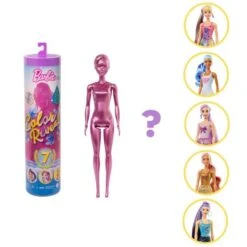 MATTEL Barbie Color Reveal Surprise Doll Shimmer Glitter Metallic Series -Go Figure Collectables Sales amy3 jpg 6018a5d28aa14