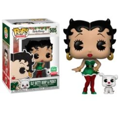 FUNKO Elf Betty Boop & Pudgy Glitter Exclusive Pop Vinyl Figure #505