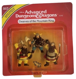Wizards Of The Coast Dungeons & Dragons 1982 Vintage Dwarves Of The Mountain King Figure Set Of 3