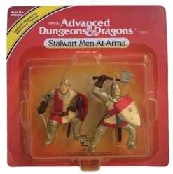 Dungeons & Dragons 1982 Vintage Stalwart Men-At-Arms Figure Set Of 2