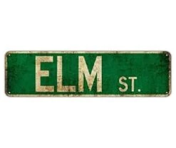 A Nightmare On Elm Street - Elm St Tin Sign