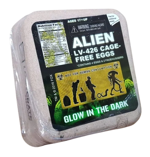 NECA Alien LV-426 Cage-Free Eggs Glow In The Dark Lootcrate Exclusive 4 Pack 7 NECA Alien LV-426 Cage-Free Eggs Glow In The Dark Lootcrate Exclusive 4 Pack - Image 7
