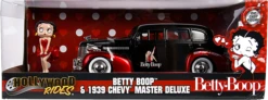 JADA Betty Boop 1939 Chevrolet Master Deluxe Diecast Car Hollywood Rides