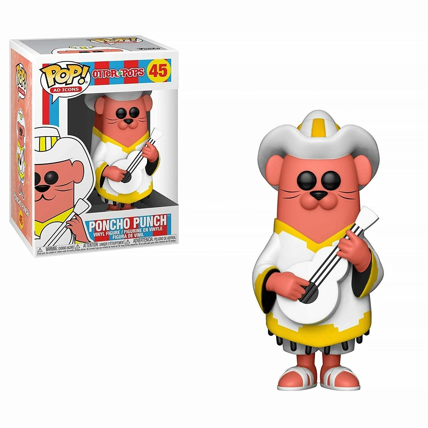 FUNKO AD Icons Otter Pops Poncho Punch Exclusive Pop! Vinyl Figure #45 1 FUNKO AD Icons Otter Pops Poncho Punch Exclusive Pop! Vinyl Figure #45