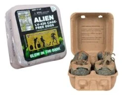 NECA Alien LV-426 Cage-Free Eggs Glow In The Dark Lootcrate Exclusive 4 Pack