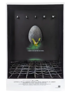 Alien 3D Light-Up Pop Poster Frame Culture Masterworks 2006 McFarlane