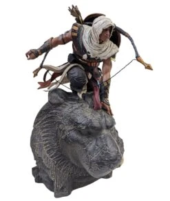 ASSASSINS CREED ORIGINS BAYEK ON SEKHMET GODDESS COLLECTORS EDITION 11" STATUE