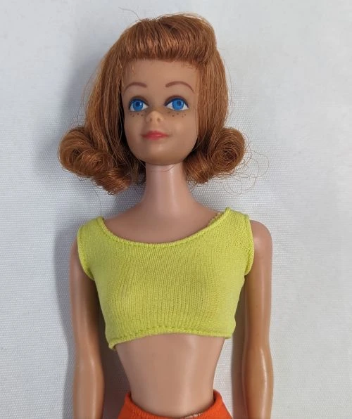 MATTEL 1962 Vintage Barbie's Best Friend Midge Doll Stock No 860 Titian 3 MATTEL 1962 Vintage Barbie's Best Friend Midge Doll Stock No 860 Titian - Image 3
