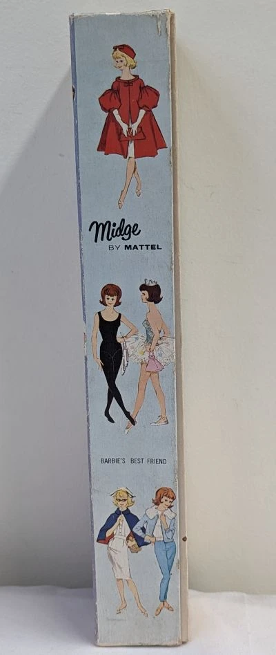 MATTEL 1962 Vintage Barbie's Best Friend Midge Doll Stock No 860 Titian 6 MATTEL 1962 Vintage Barbie's Best Friend Midge Doll Stock No 860 Titian - Image 6