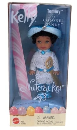 MATTEL Kelly Barbie Nutcracker Tommy As Colonel Candy Doll
