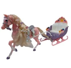 MATTEL Barbie In The Nutcracker Horse Marzipan And The Candy Sleigh 2001
