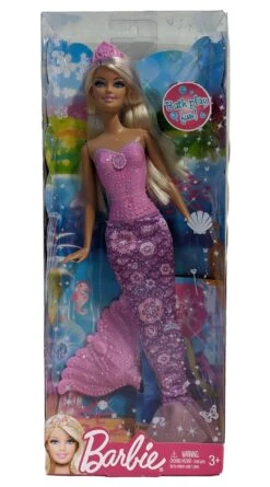 MATTEL Barbie Fairy Tale Mermaid 2012 Doll (Purple)