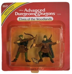 Wizards Of The Coast Dungeons & Dragons 1982 Vintage Elves Of The Woodlands Figure Set Of 2