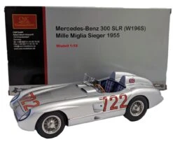 CMC M-066 Mercedes-Benz 300 SLR (W196S) Mille Miglia Siger 1955 1:18 Model Car