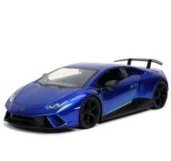 N/A Hyperspec - 2017 Lamborghini Huracan Blue 1:24 Scale Car [OE]