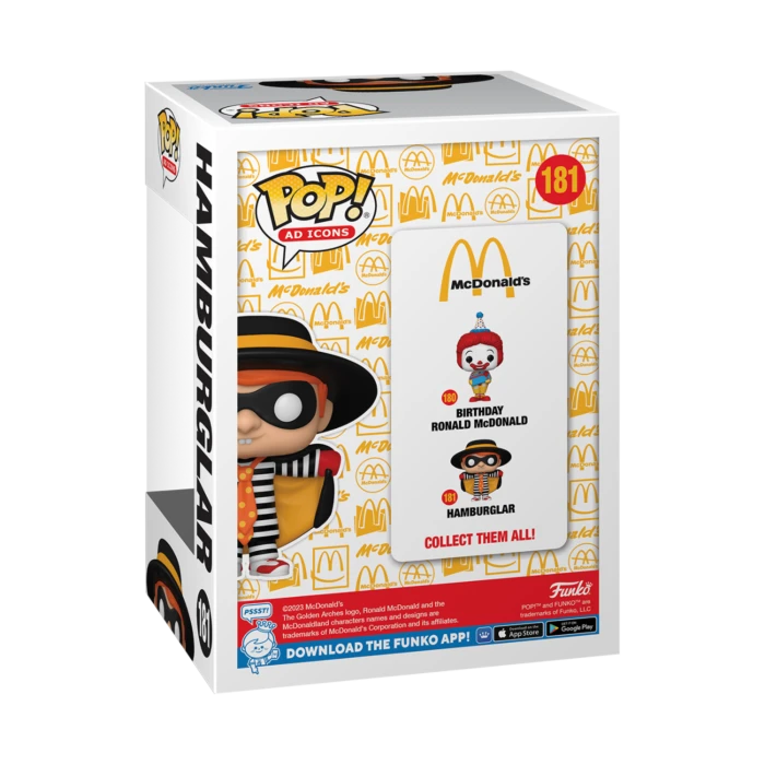 FUNKO McDonald's Hamburglar Pop! Vinyl Figure #181 OEX 2 FUNKO McDonald's Hamburglar Pop! Vinyl Figure #181 OEX - Image 2