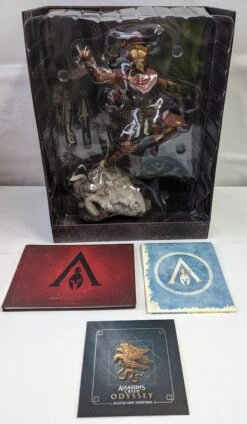 Assassins Creed Odyssey Medusa Edition Fallen Gorgon Statue, Artbook & CD [No Game] -Go Figure Collectables Sales w4 jpg 643f5c42e905c