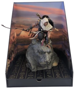 Ubisoft Assassins Creed Origins Gods Edition Bayek Statue, Map, CD & Artbook